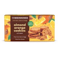 Cookies cu migdale si portocale fara gluten, 80 g, The Beginnings