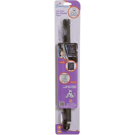 Parasolar auto ajustabil, Tigru, Dreambaby 557016