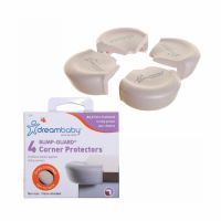Protectii rotunjite pentru colturi Bump Guard, Gri, 4 bucati, Dreambaby