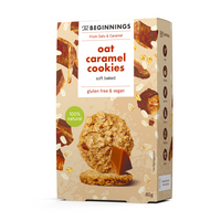 Cookies din Ovaz cu Caramel fara gluten, 80 g, The Beginnings