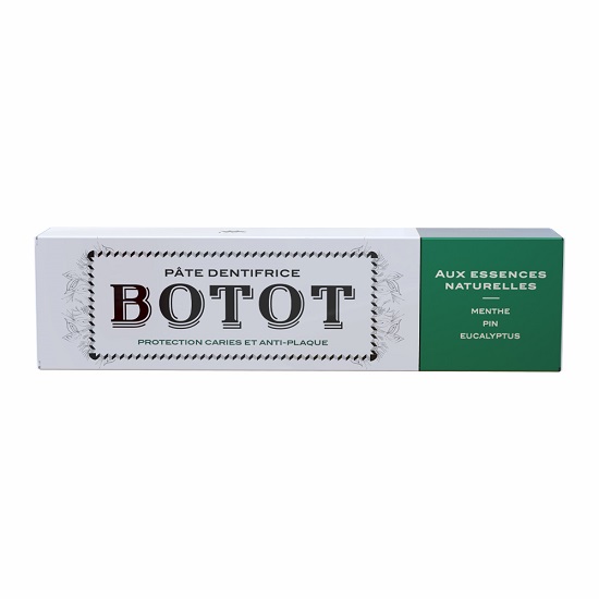 Pasta de dinti cu menta, pin si eucalipt, 75 ml, Botot