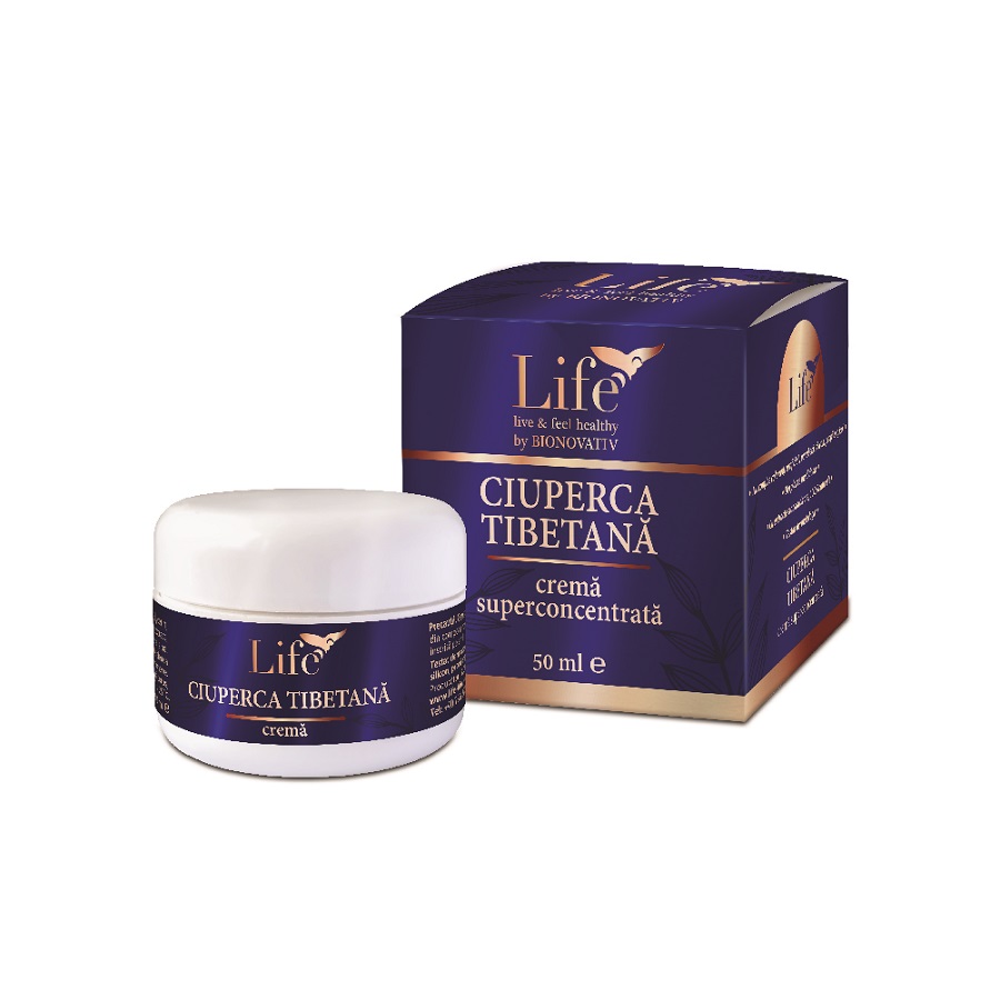 Ciuperca Tibetana crema superconcentrata Life, 50 ml, Bionovativ