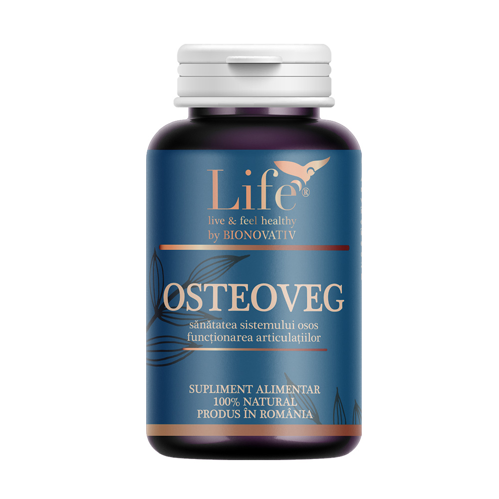 OsteoVeg Life, 120 capsule, Bionovativ