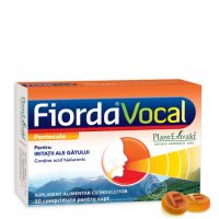 Fiorda Vocal cu aroma de portocale, 30 comprimate, PlantExtrakt
