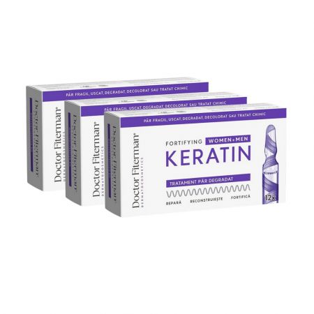 Pachet Tratament pentru par fragil Fortifying Keratin