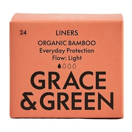 Absorbante Panty liner bambus ultra subtiri, 24 buc, Grace and Green