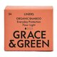 Absorbante Panty liner bambus ultra subtiri, 24 buc, Grace and Green 652471