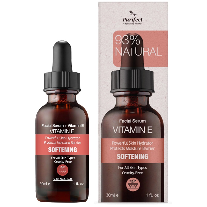 Ser facial cu Vitamina E, 30 ml, Purifect