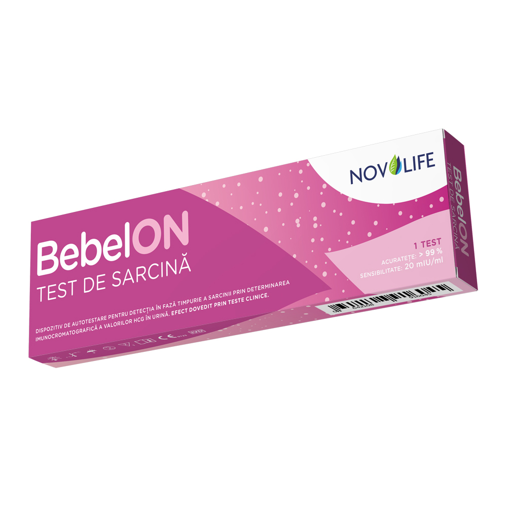 Test de sarcina stilou BebelON, 1 bucata, Novolife