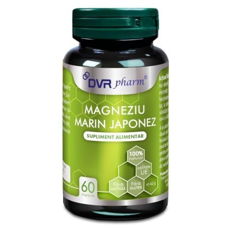 Magneziu marin japonez, 60 capsule, DVR Pharm