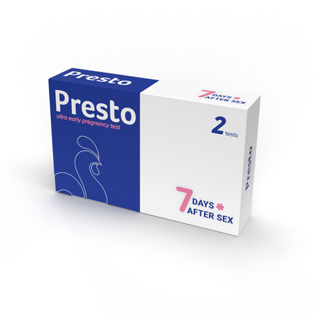 Test de sarcina Presto, 2 bucati, Blue Cross Bio-Medical Co Ltd
