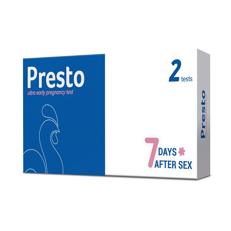 Test de sarcina Presto, 2 bucati, Blue Cross Bio-Medical Co Ltd