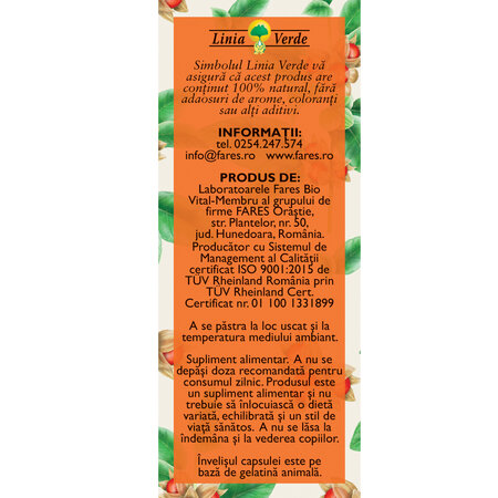 Ashwagandha cu Ginseng, 60 capsule, Fares 722440