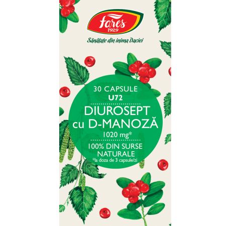Diurosept cu D-Manoza, 30 capsule, Fares 722943