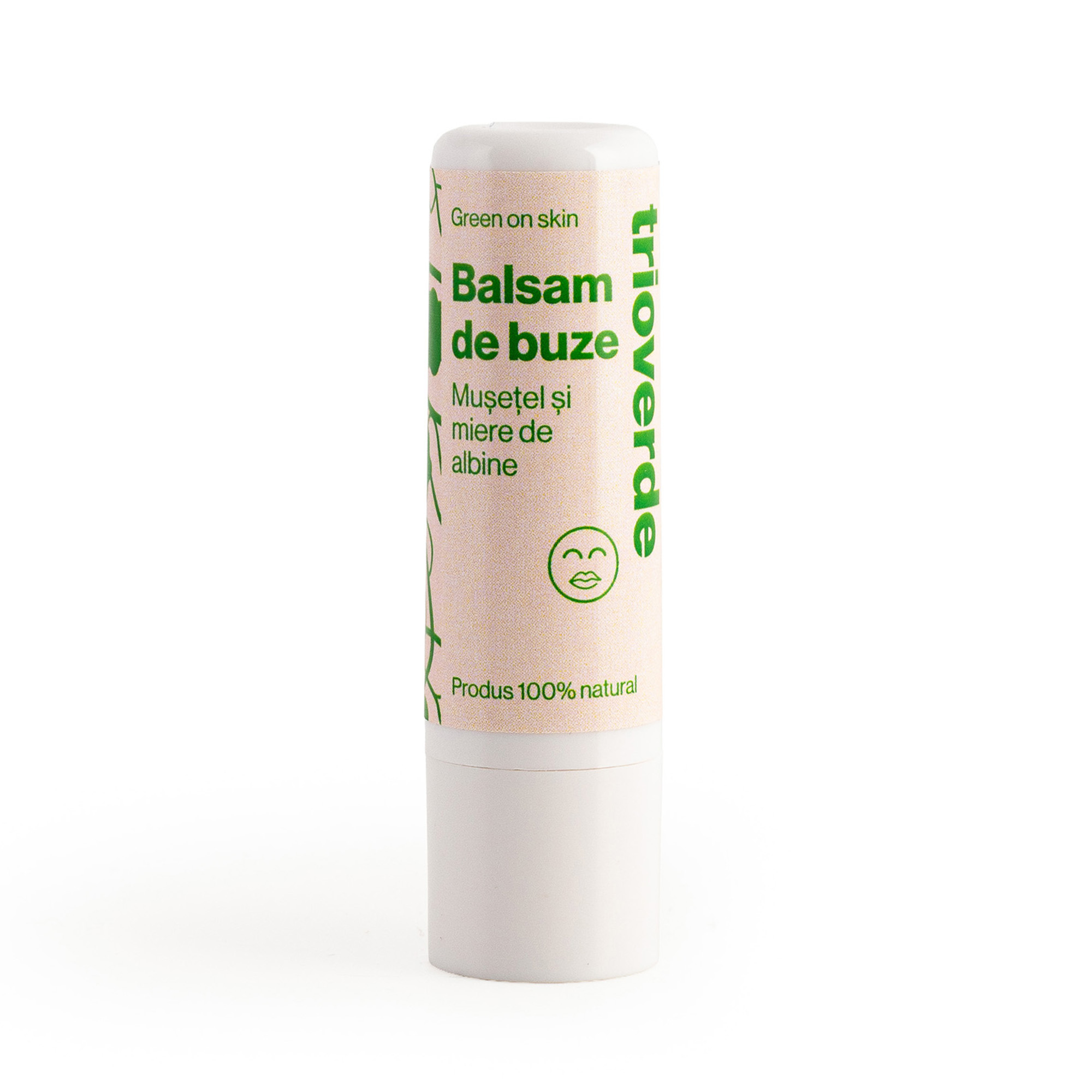 Balsam de buze, Musetel si Miere, 5 g, Trio Verde