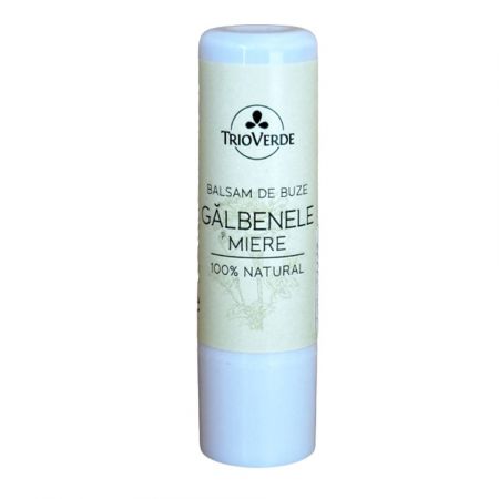 Balsam de buze, Galbenele si Miere, 5 g, Trio Verde