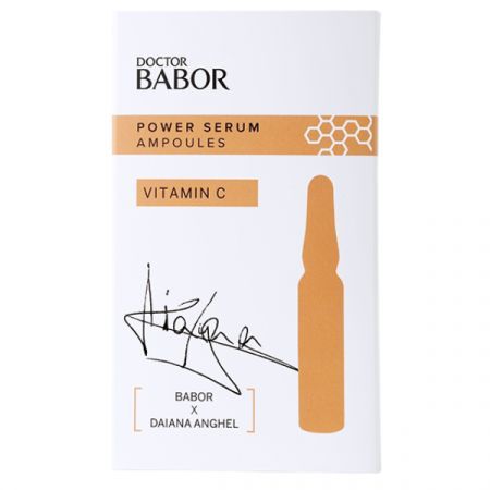 Fiole concentrate Babor x Daiana Anghel Vitamin C Fluid efect anti-imbatranire, 7 fiole x 2 ml, Babor