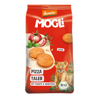 Crackers Bio cu tomate si ierburi pentru pizza, 125 g, Mogli