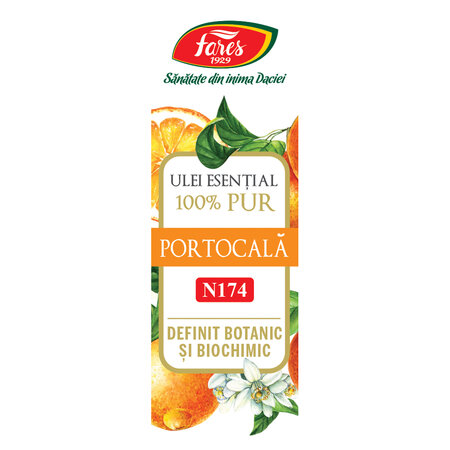 Ulei esential pur din portocale, 10 ml, Fares 722949
