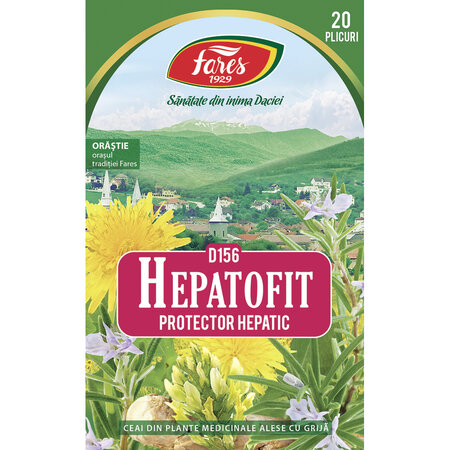 Ceai Hepatofit, 20 plicuri, Fares 723019