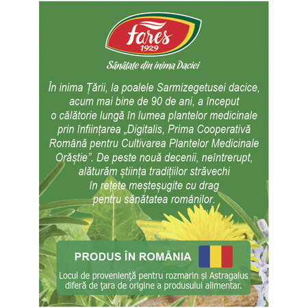 Ceai Hepatofit, 20 plicuri, Fares 723018