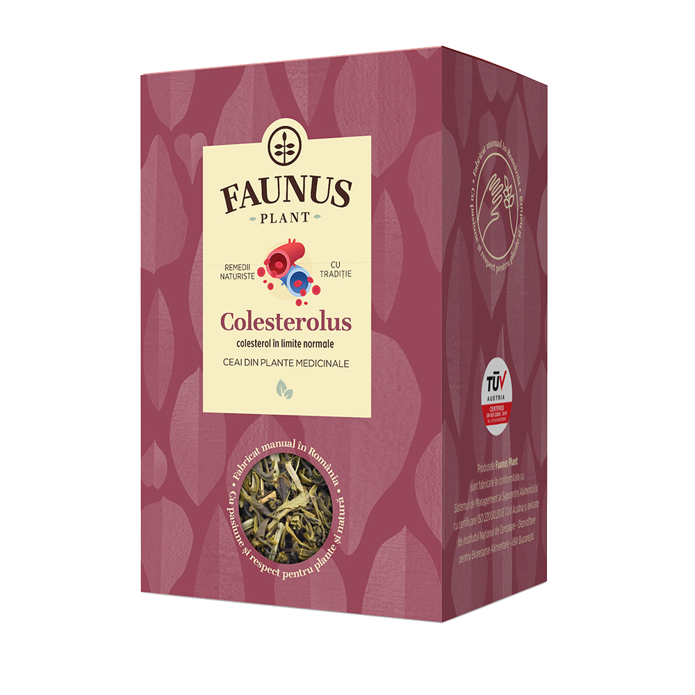 Ceai Colesterolus, 90 g, Faunus