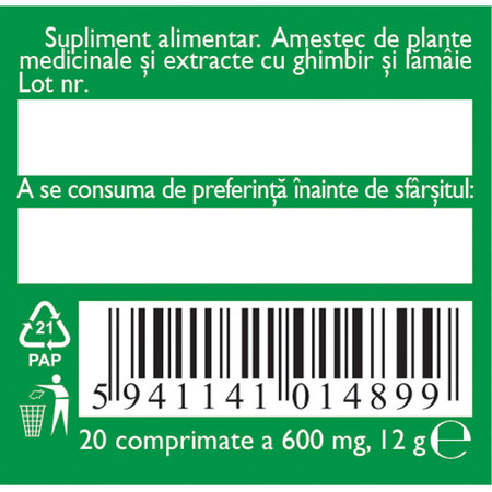 Rau de miscare pentru copii, D161, 20 comprimate de supt, Fares 722899