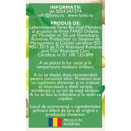 Rau de miscare pentru copii, D161, 20 comprimate de supt, Fares 722897