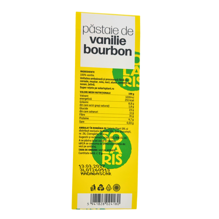 Pastaie de vanilie Bourbon, 2 g, Solaris 797998