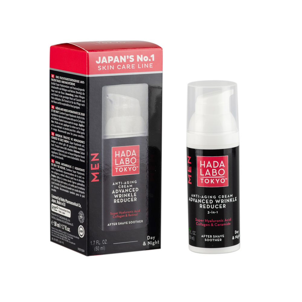 Crema anti-imbatranire de zi si noapte pentru barbati, 50 ml, Hada Labo Tokyo