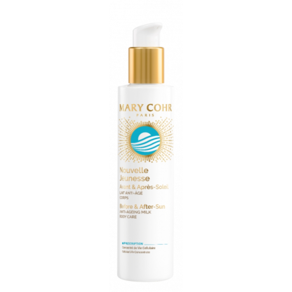 Lapte de corp inainte si post expunere la soare Nouvelle Jeunesse, 150 ml, Mary Cohr