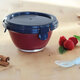 Recipient ermetic din sticla Pyrex, Dark Blue, Beaba 558455