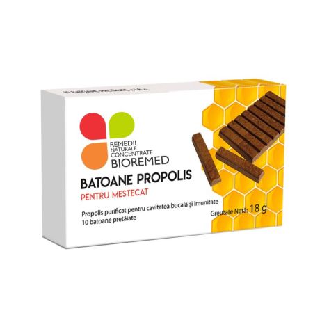 Batoane cu propolis, 18 g, Bioremed