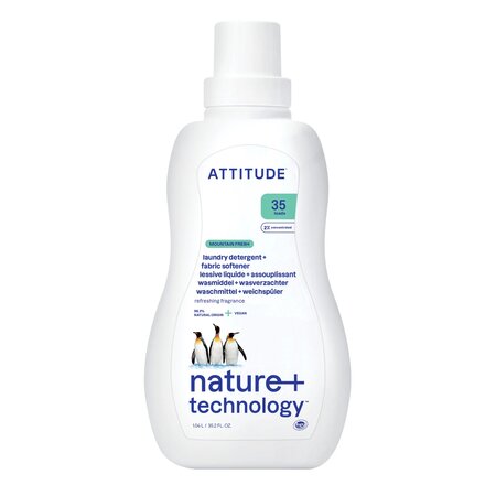 Detergent lichid concentrat Flori de camp, 1.04 litri, 35 spalari, Attitude