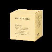 Absorbante bumbac organic cu aripioare de Zi, 10 bucati, Grace and Green