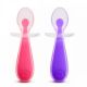 Set 2 lingurite pentru bebelusi Gentle Scoop, +6 luni, Pink/Purple, Munchkin 558753