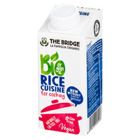 Crema vegetala Bio din orez pentru gatit, 200 ml, The Bridge