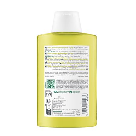 Sampon cu pulpa de citrice Bio pentru par normal spre gras, 200 ml, Klorane 724028