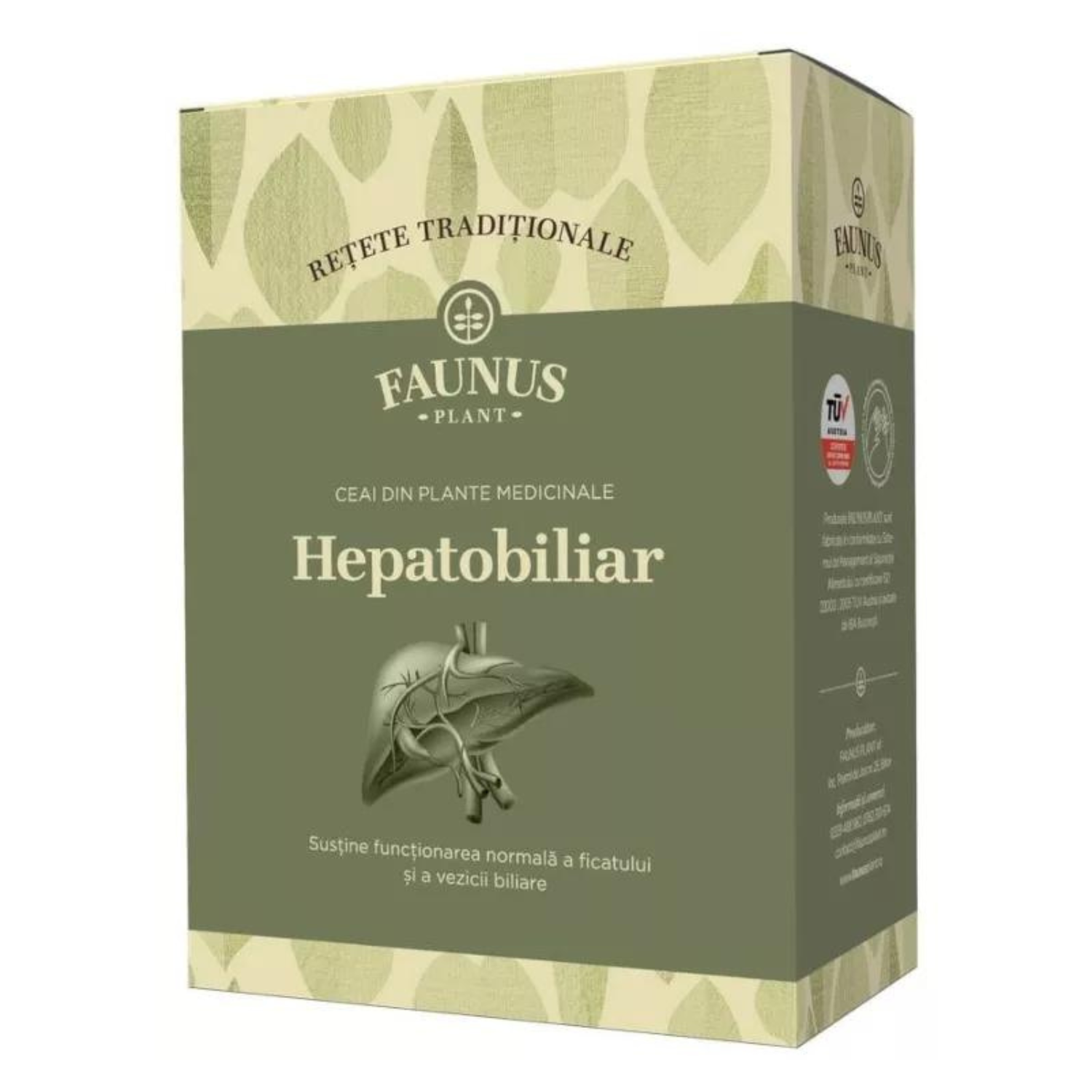 Ceai Hepatobiliar, 180 g, Faunus