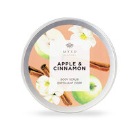 Exfoliant pentru corp, Apple si Cinnamon, 185 ml, Mysu Perfume