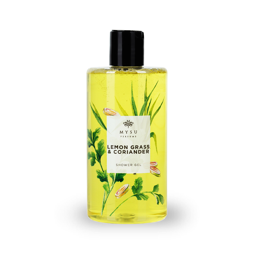 Gel de dus, Lemongrass si Corioander, 350 ml, Mysu Perfume