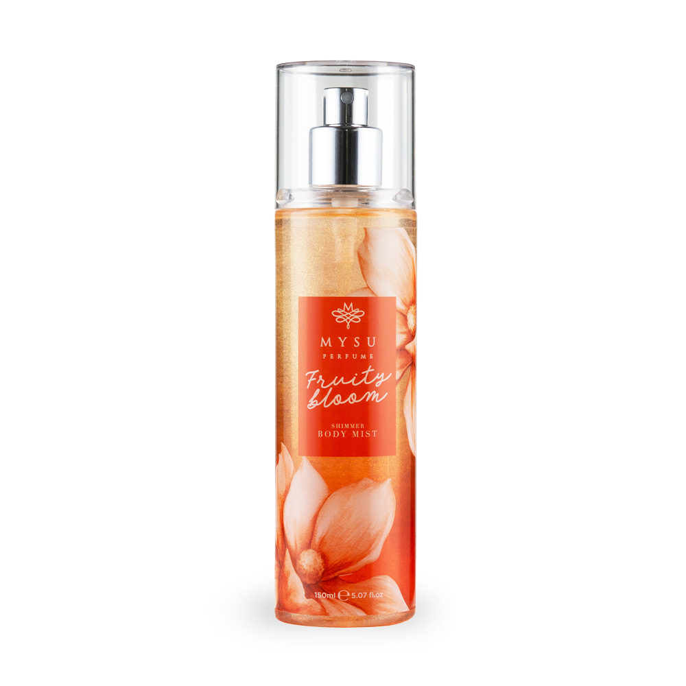 Spray de corp Shimmer, Fruity Bloom, 150 ml, Mysu Perfume