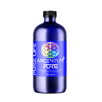 Hidrosolutie cu argint ionic Argentum+ Forte, 25 ppm, 480 ml, Pure Life