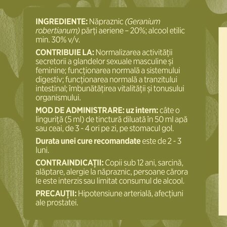 Tinctura de Napraznic, 500 ml, Faunus 673669