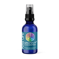 Hidrosolutie cu argint ionic Argentum+ Concentrat, 35 ppm, 60 ml, Pure Life