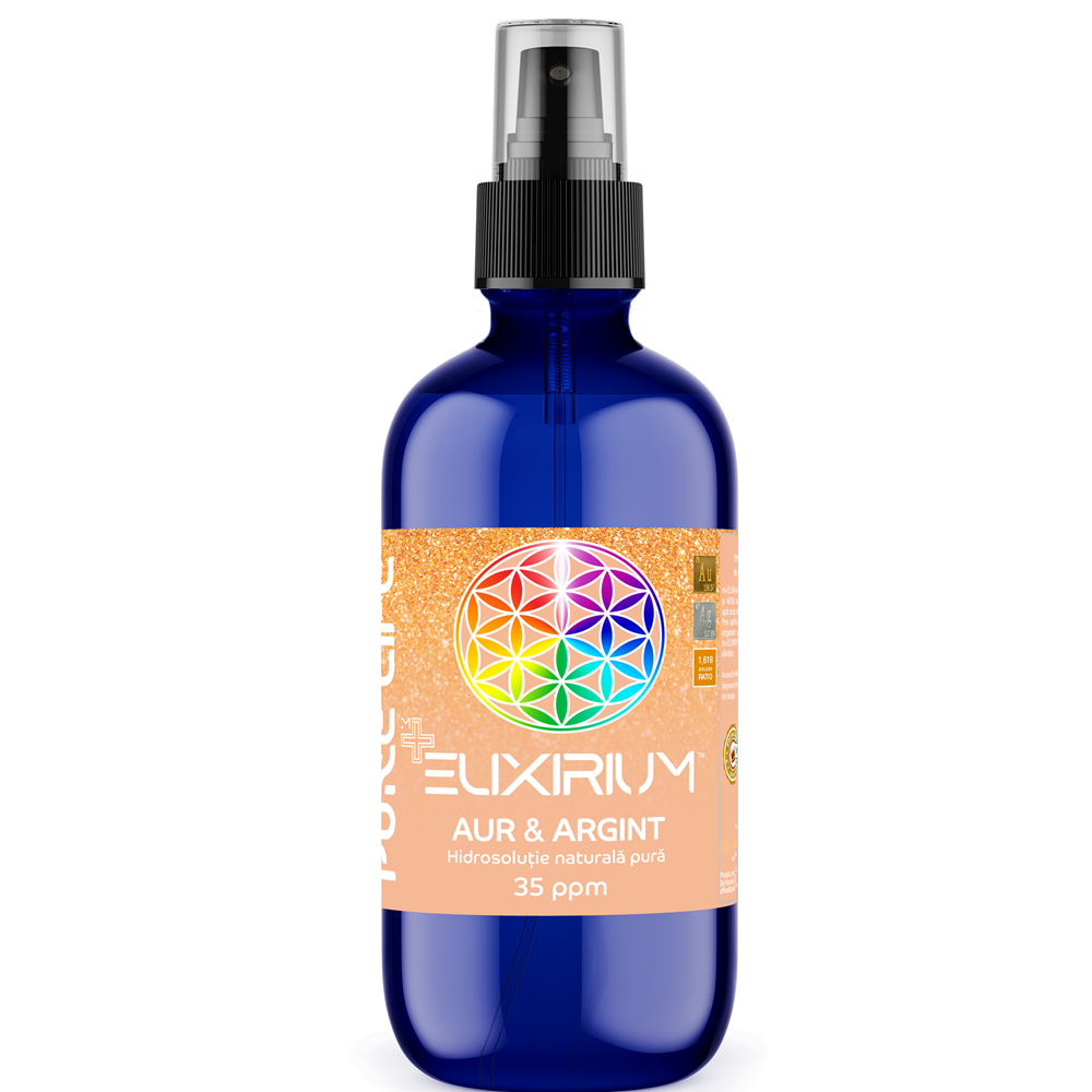 Solutie nanocoloidala Minerals+ Mix Elixirium, 35 ppm, 120 ml, Pure Life