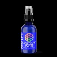 Hidrosolutie cu argint ionic Argentum+ Forte, 25 ppm, 60 ml, Pure Life