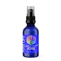 Hidrosolutie cu argint ionic Argentum+ Forte, 25 ppm, 60 ml, Pure Life