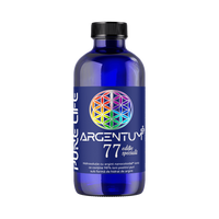 Hidrosolutie cu argint ionic Argentum+ 77 Editie Speciala, 77 ppm, 240 ml, Pure Life