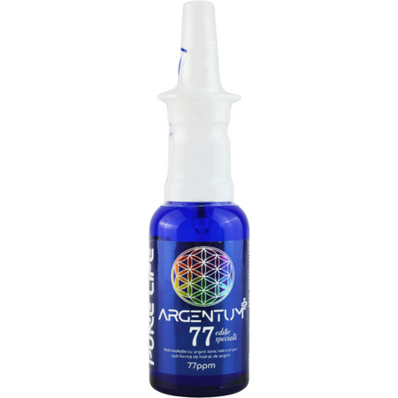 Argint nanocoloidal Argentum+ Editie Speciala, 30 ml, Pure Life